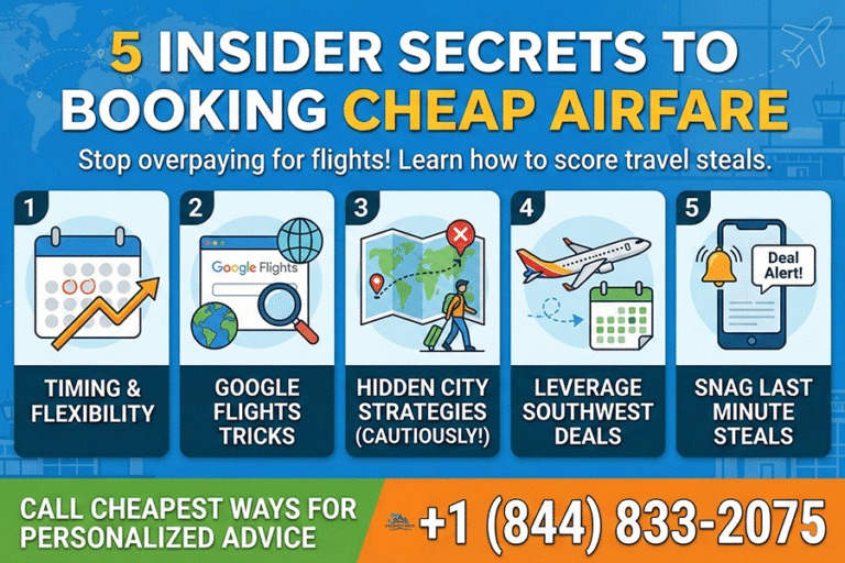 5 Insider Secrets To Booking Cheap Airfare