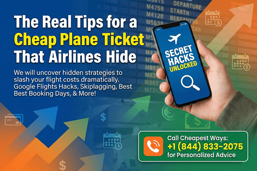 real tips for a cheap plane ticket