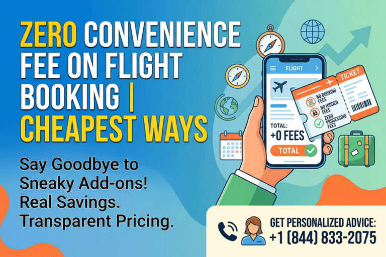 Zero Convenience Fee On Flight Booking