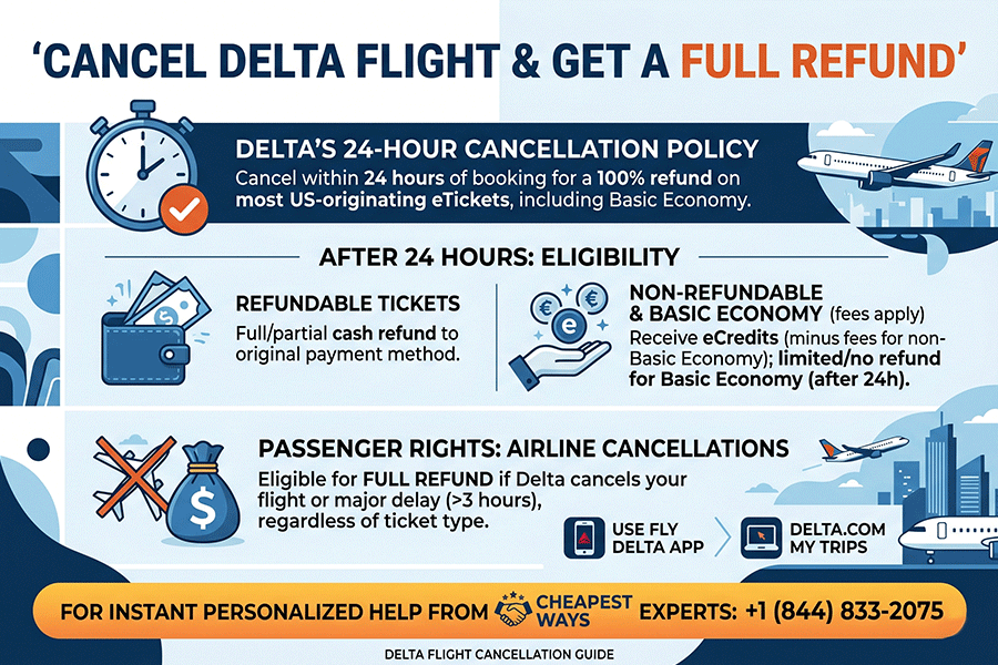 cancel Delta flight