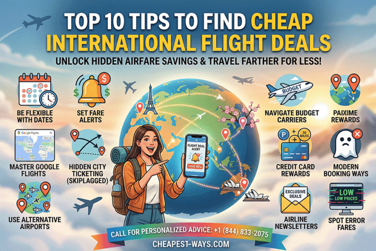 Top 10 Tips and Tricks to Find Cheap International Flight Deals