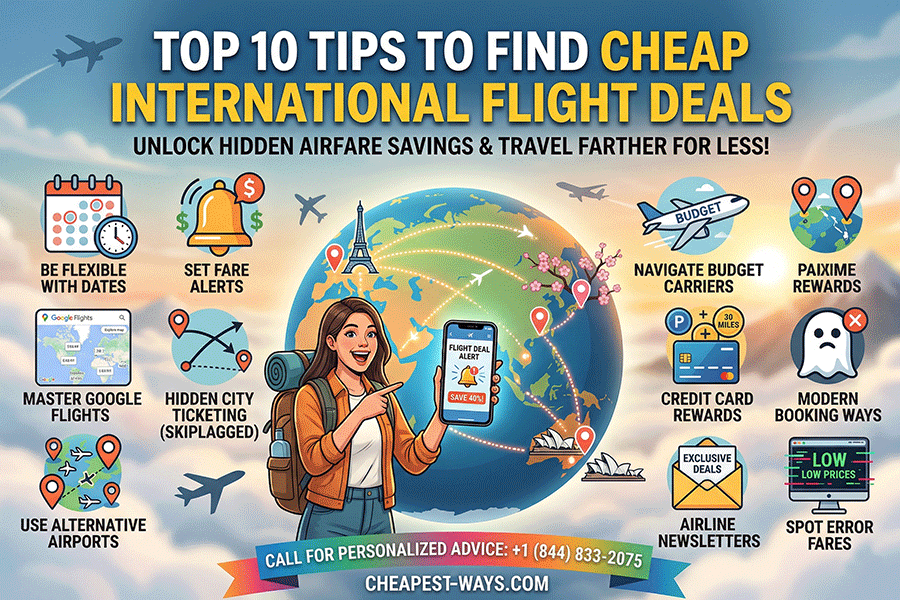 Find Cheap International Flight Deals