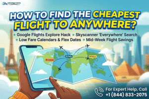 find the cheapest flight to anywhere