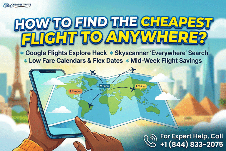How to find the cheapest flight to anywhere?