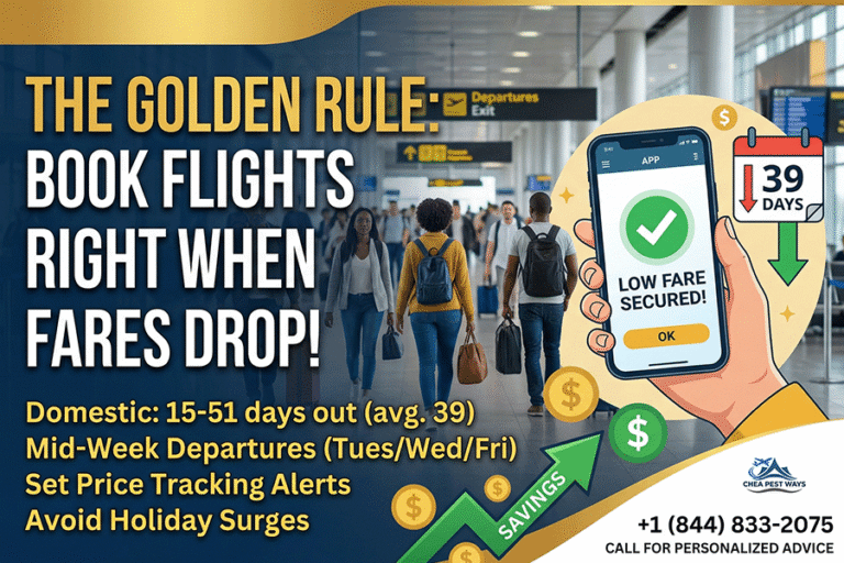 The Golden Rule of Flight Booking: When to Buy Flight Deals